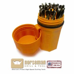 Norseman 29-Piece Black & Gold Drill Bit Set