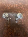 Norwegian Sterling Silver Vintage Salt and Pepper Horns