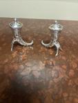 Norwegian Sterling Silver Vintage Salt and Pepper Horns