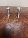 Norwegian Sterling Silver Vintage Salt and Pepper Horns