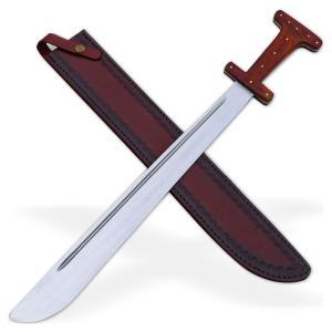 Viking Sword Replica with Leather Sheath, Full Tang