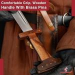 Viking Sword Replica with Leather Sheath, Full Tang