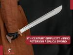 Viking Sword Replica with Leather Sheath, Full Tang