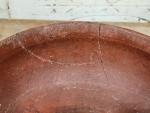 1858 Danish Norwegian Wood Bowl with Original Paint