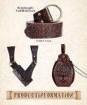 Men's Renaissance Pirate Costume Set with Accessories