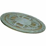 Viking Round Shield - 24" Wood and Steel