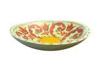 Hand-Painted Vintage Norwegian Wooden Rosemaling Bowl