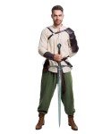 Men's Renaissance Pirate Costume Set with Accessories