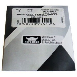 11/32 High Speed Norseman Drill Bits Set