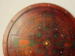 Scottish Targe Celtic Cross Viking Wooden Shield