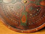 Scottish Targe Celtic Cross Viking Wooden Shield