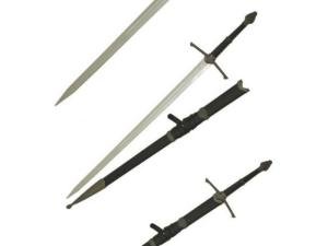 Medieval Viking Sword with Leather Scabbard - 39.5