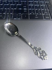 Vintage Norway 830S Silver Demitasse Spoon
