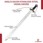 Viking LARP Sword with Scabbard - Full Tang Replica