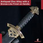 Viking LARP Sword with Scabbard - Full Tang Replica