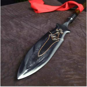 Hand Forged Draupnir Spear with Etched Blade