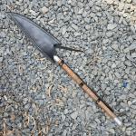 Viking Spear with Carbon Steel Blade and Rosewood Handle