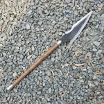 Viking Spear with Carbon Steel Blade and Rosewood Handle