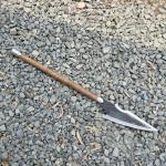 Viking Spear with Carbon Steel Blade and Rosewood Handle