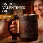 Viking Beer Mug | Stainless Steel Interior