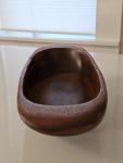 Unique Retro Carved Wood Bowl - Norwegian/Scandinavian