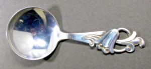 Thorvald Marthinsen .830 Silver Tea Caddy Spoon