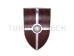 Viking Wooden Shield with Steel Boss