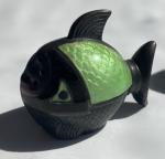 Norwegian Fish Salt and Pepper Shakers in Silver