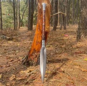 Viking Spear with Handmade Carbon Steel Blade