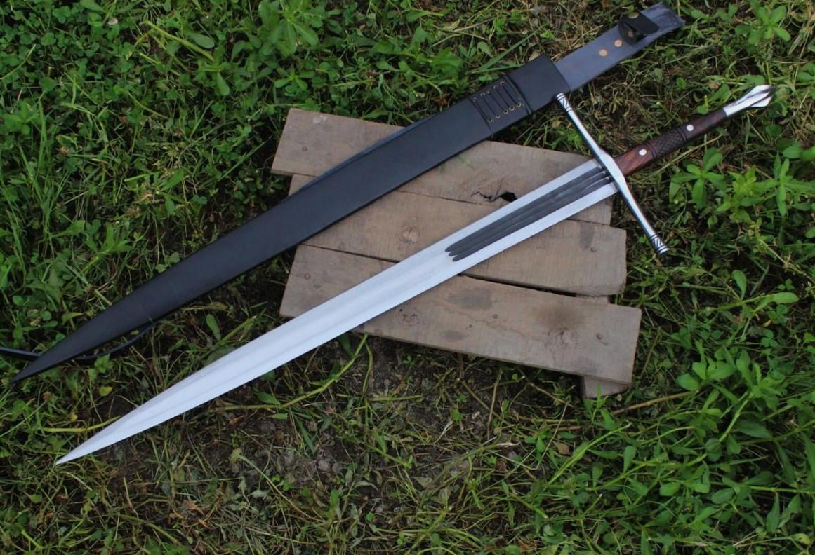 Battle Ready Hand Forged Viking Sword with Scabbard