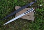 Battle Ready Hand Forged Viking Sword with Scabbard