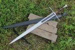 Battle Ready Hand Forged Viking Sword with Scabbard
