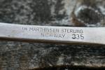 Norwegian TH. Martinsen Vintage Silver Sauce Ladle