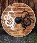 Battle-Ready Viking Wooden Shield for LARP