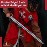 Medieval Longsword - Hand-Forged High Carbon Steel