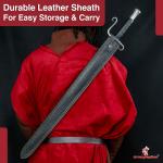 Medieval Longsword - Hand-Forged High Carbon Steel