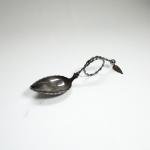 Norse Silver Twisted Rope Handle Spoon