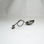 Norse Silver Twisted Rope Handle Spoon