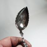 Norse Silver Twisted Rope Handle Spoon