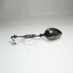 Norse Silver Twisted Rope Handle Spoon