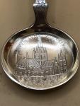 Norway Silver 830 Spoon with Trondhjem Cathedral Design