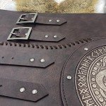 Vintage Norse Dragon Embossed Waist Armor Belt