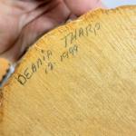 Norwegian Tine Box Carved Wood Folk Art Decor