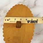 Norwegian Tine Box Carved Wood Folk Art Decor