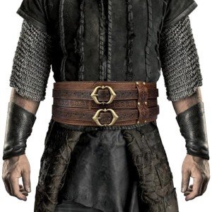 Viking Wide Belt - Medieval Faux Leather Armor
