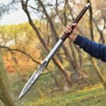 Custom Carbon Steel Viking Hunting Spear