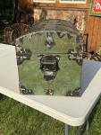Vintage Norwegian Immigrant Trunk with Green Hardware