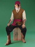 8-Piece Norseman Pirate Costume Set for Men