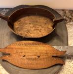 Vintage Norwegian Tina Box with Snap Lid