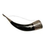 Ornate Viking Drinking Horn from Norway